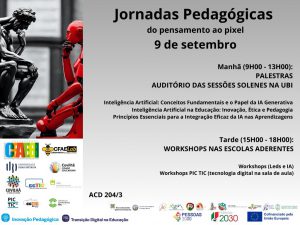 Jornadas Pedagógicas - do pensamento ao pixel / PIC TIC '25 Jornadas Pedagógicas - do pensamento ao pixel / PIC TIC '25